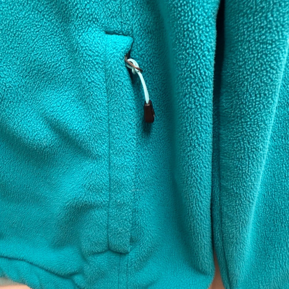 Women's The North Face Full-Zip Soft Fleece Jacket Teal Green Size Small EUC - Picture 5 of 11